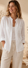 Essential Linen Long Sleeve Shirt