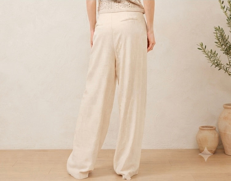 Cora Linen Blended Pants