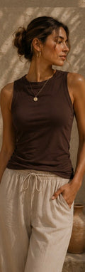 Everyday Ribbed Round Tank
