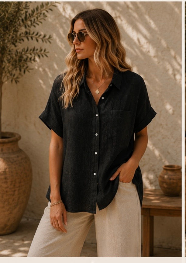 Stella Linen Blouse