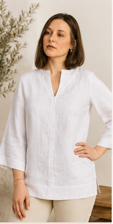 Oversized Gene Linen Blouse