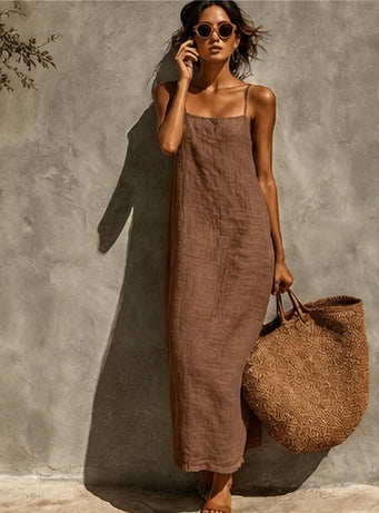 Amy Linen Maxi Dress